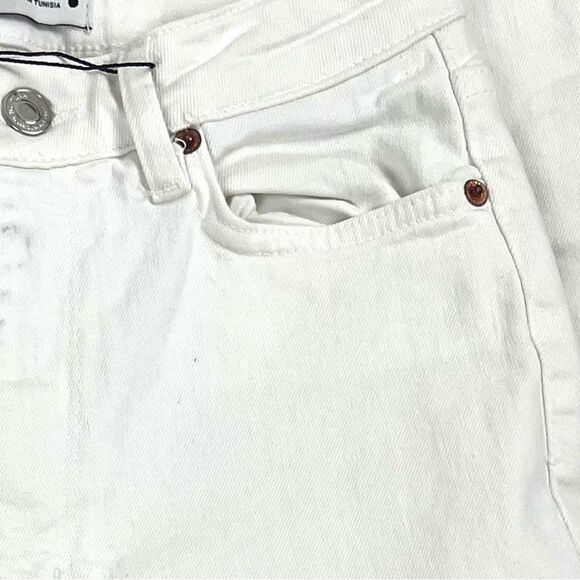 Zara The Skinny Flare Denim Off White Denim Jeans - Picture 16 of 16